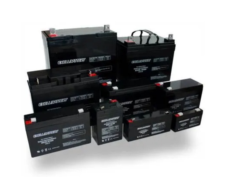 Exell sealed lead-acid batteries in a range of case sizes