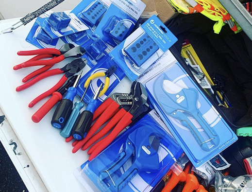 Hand tools and utility locating equipment